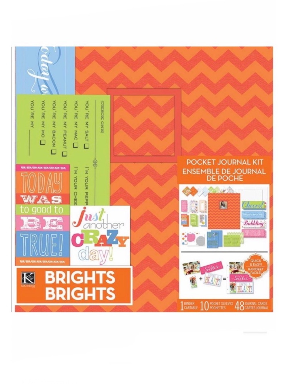 K&Company Pocket Journal and Scrapbook Kit Set